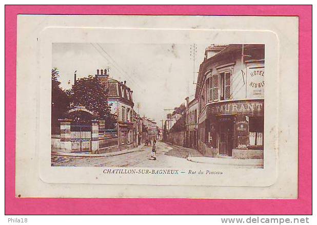 CHATILLON SUR BAGNEUX RUE DU PONCEAU VILLA SAINT JEAN PENSION DE FAMILLE - Châtillon