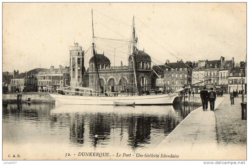 DUNKERQUE (59) Port Voilier Goelette Islandaise - Dunkerque