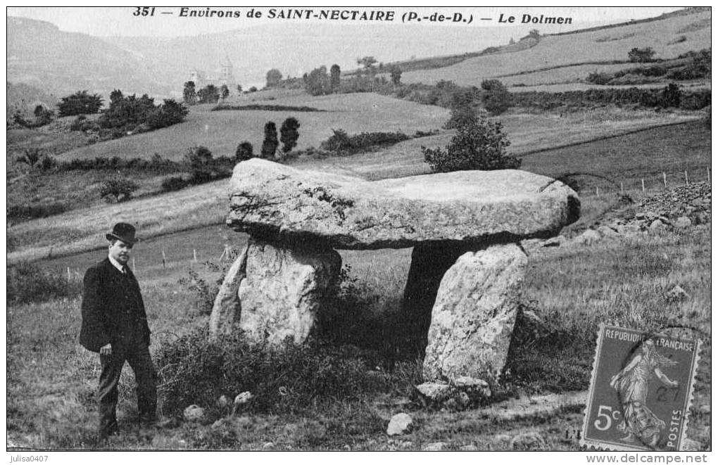 SAINT NECTAIRE Environs (63) Dolmen Pierre Druidique Animation - Saint Nectaire