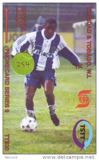 Télécarte TRINIDAD & TABAGO *  FOOTBALL (254) RUSSELL LATAPY *  SPORT * VOETBAL * SOCCER * TELEFONKARTE *  PHONECARD - Sport