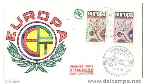 MONACO  1965 EUROPA CEPT FDC - 1965