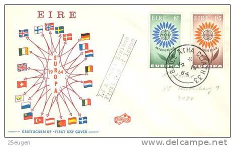 IRELAND 1964 EUROPA CEPT FDC - 1964