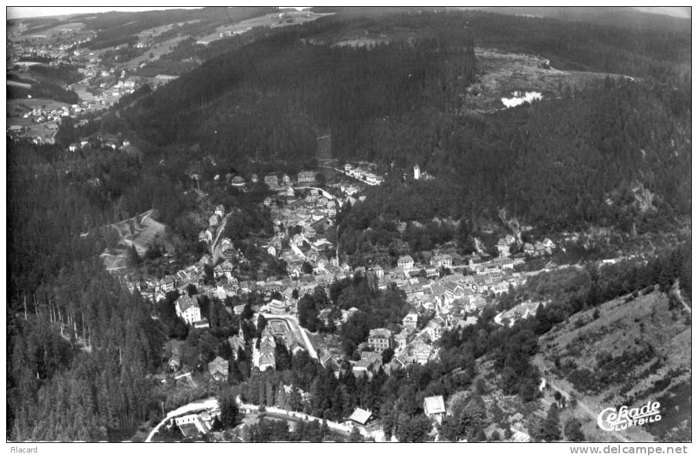 6818    Germania    Hohenluftkurort  Triberg  Im  Schwarzwald  Luftbild   VG - Triberg