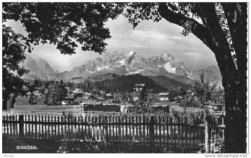 6824   Germania  Krun  Mit  Zugspitzmassiv  NV - Zugspitze