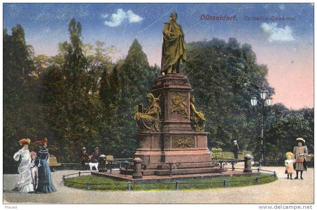 6840     Germania  Dusseldorf  Cornelius-Denkmal  NV  (scritta) - Duesseldorf