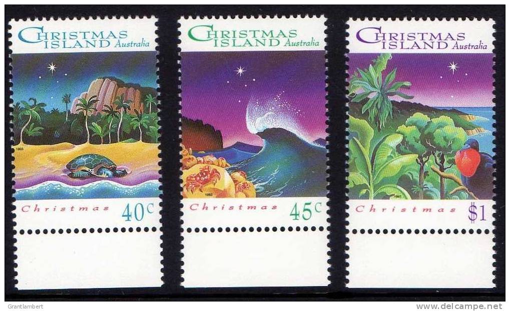 Christmas Island 1993 Christmas (3) MNH - Christmas Island