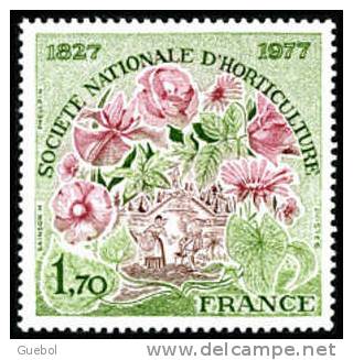 France Végétaux Fleurs N° 1930 ** Société Nationale D Horticulture - Rose - Tulipe - - Roses