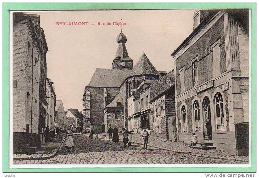 59 - BERLAIMONT --  Rue De L'Eglise - Berlaimont