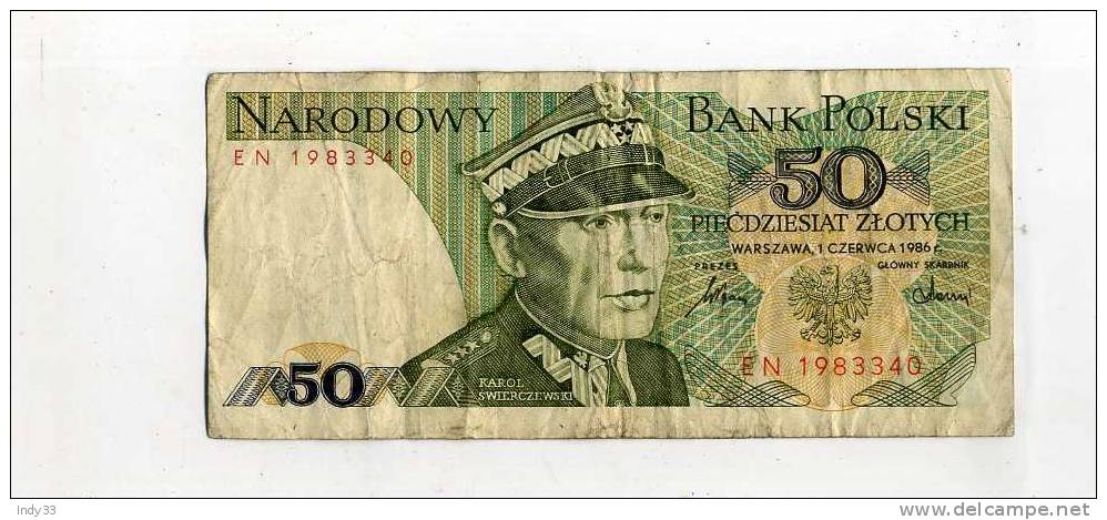 - POLOGNE .50  ZL. 1986 - Poland