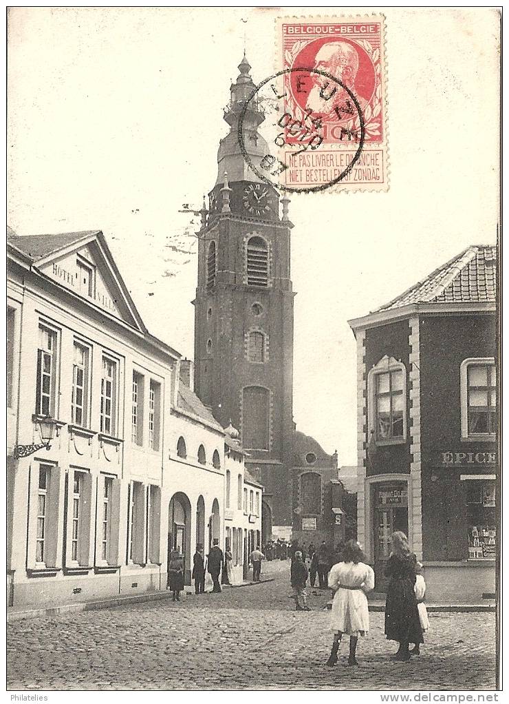 LEUZE  TOUR ST PIERRE 1907 - Leuze-en-Hainaut