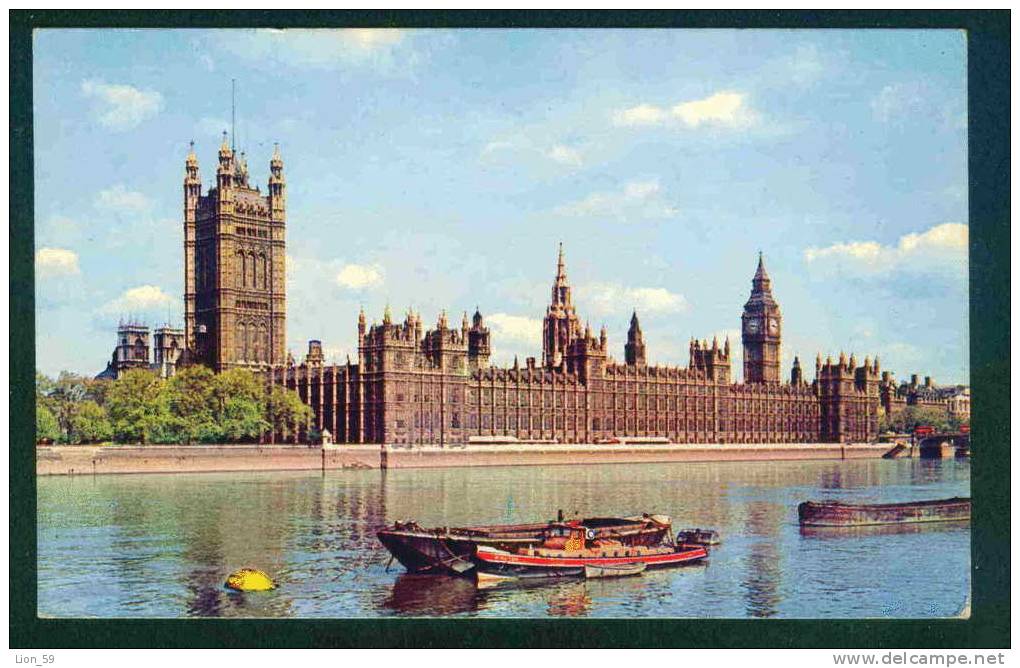 LONDON - HOUSES OF PARLIAMENT - Great Britain Grande-Bretagne Grossbritannien Gran Bretagn TO Bulgaria Bulgarie 66094 - Houses Of Parliament