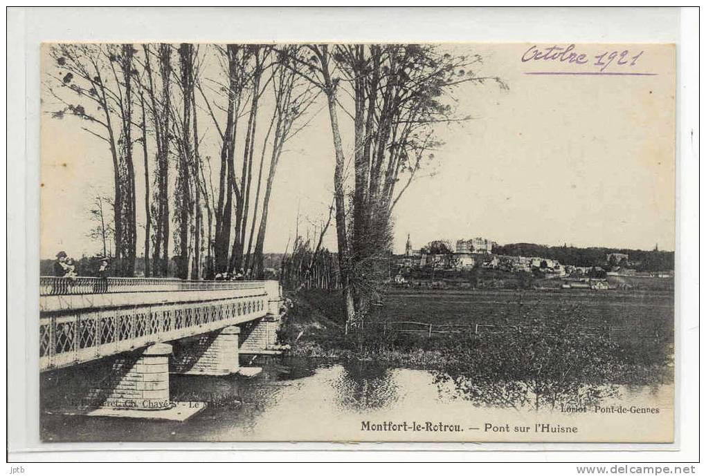 MONTFORT LE GESNOIS     Le Pont Sur L´Huisne - Montfort Le Gesnois