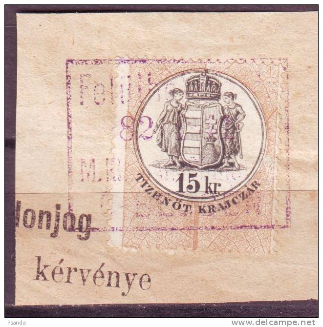 Hungary 1882 Revenue Stamp - Fiscali
