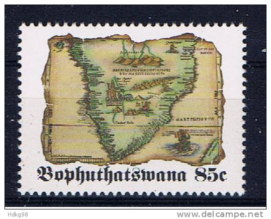 RSA+ Bophuthatswana 1992 Mi 276 Mnh Landkarte - Bofutatsuana