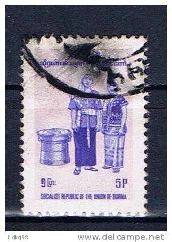 BUR+ Burma 1974 Mi 246 Einheimisches Paar - Myanmar (Burma 1948-...)