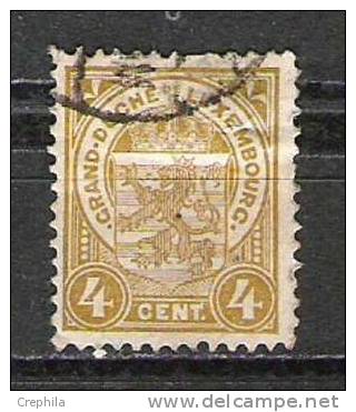 Luxembourg - 1907 - Y&T 91 - Oblit. - 1907-24 Coat Of Arms