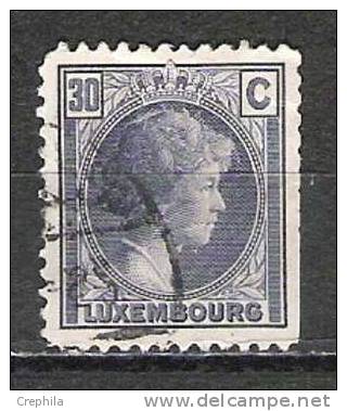 Luxembourg - 1926 - Y&T170 - Oblit. - 1926-39 Charlotte Rechtsprofil