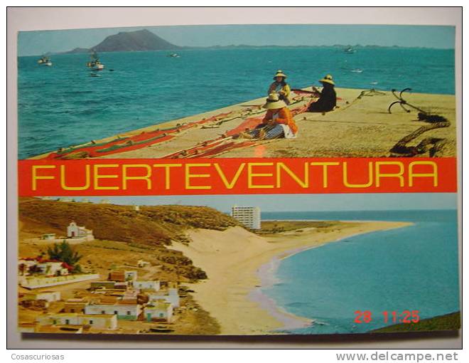 4952 CORRALEJO  FUERTEVENTURA CANARIAS CANARY ISLANDS POSTAL AÑOS 1960 MAS DE ESTA CIUDAD EN MI TIENDA - Fuerteventura