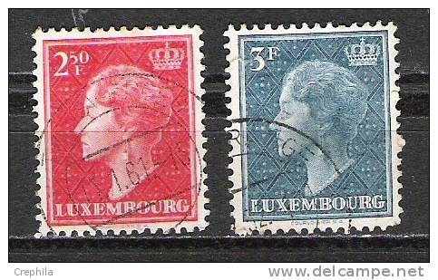 Luxembourg - 1951 - Y&T 421A/B  - Oblit. - Used Stamps