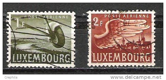 Luxembourg - Poste Aérienne - 1946 - Y&T 7/8 - Oblit. - Oblitérés