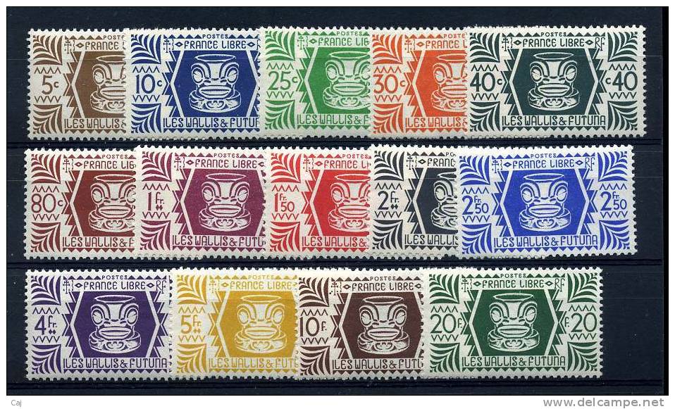 Wallis Et Futuna  :  Yv  133-46  * - Unused Stamps