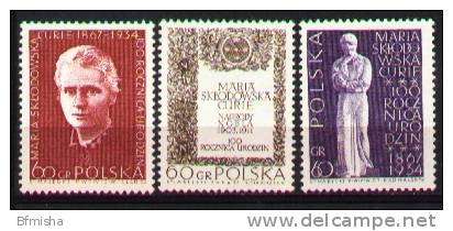 Poland 1967 Mi 1777-1779 MNH VF - Nuevos