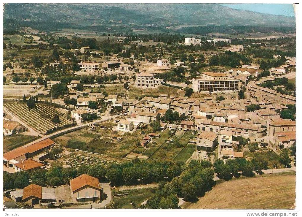 ROUSSET .. VUE GENERALE AERIENNE - Rousset