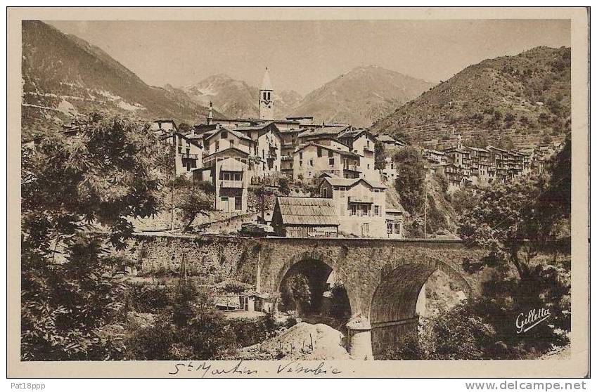 ST MARTIN DE VESUBIE (06) - Jolie CPSM -  Vue Générale Du Village (Alpes-Maritimes) - Bon état - Saint-Martin-Vésubie