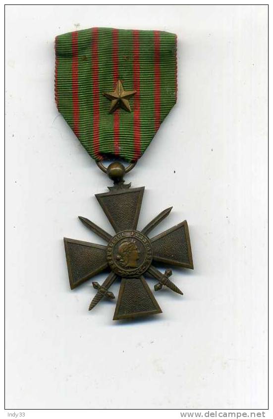 - MEDAILLE MILITAIRE FRANCAISE 1914/1917 - France