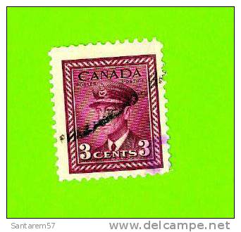 Timbre Oblitéré Used Mint Stamp Selo Carimbado Georges VI 3 Cents CANADA - Gebraucht