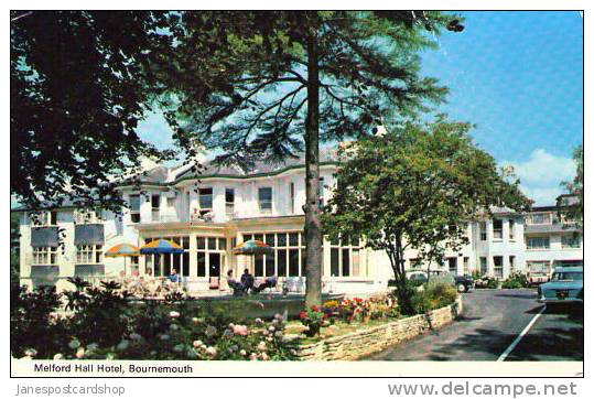 MELFORD HALL  HOTEL - . - Bournemouth - Dorset - Bournemouth (a Partire Dal 1972)