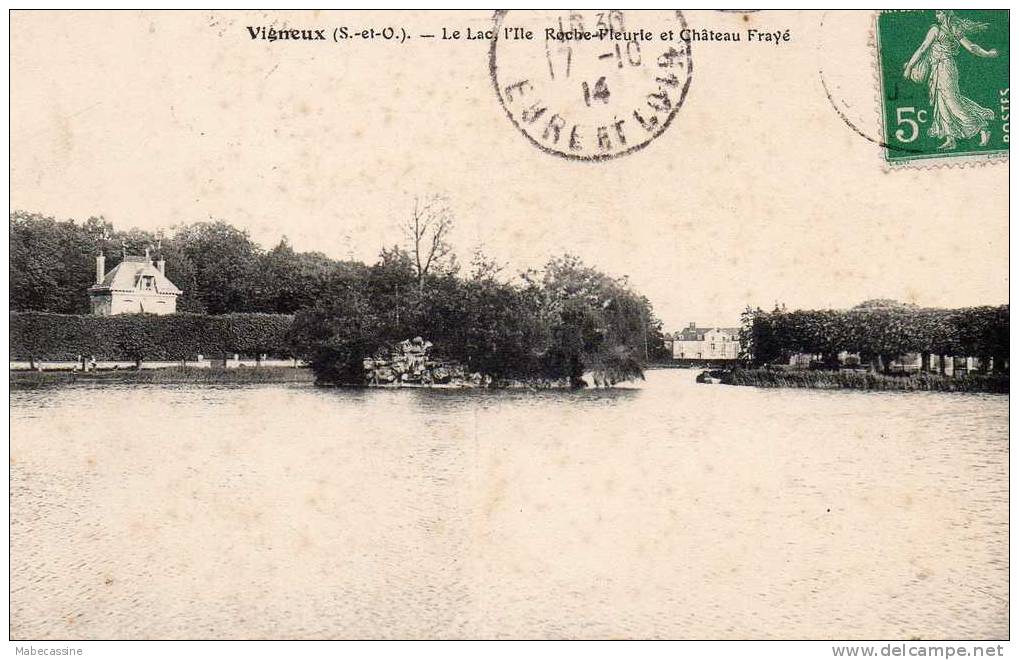 91 Vigneux Le Lac Et Chateau De Frayé - Vigneux Sur Seine