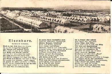Bem004/Elsenborn, 1916, Dt. Feldpost ( Stempel Elsenborn Übungsplatz) Mit Gedicht - Elsenborn (Kamp)
