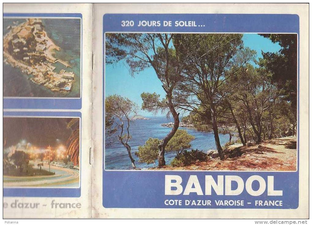 B0004 - Brochure Turistica BANDOL Anni '70/tennis/vela/windsurf - Turismo