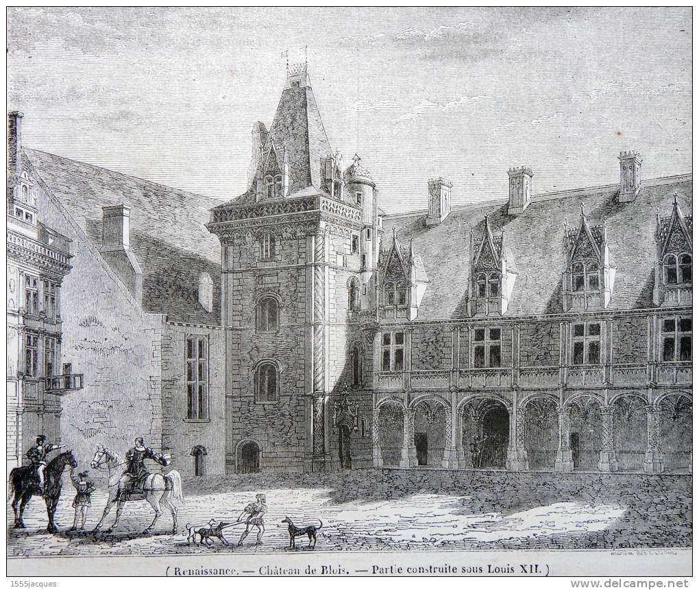 LE MAGASIN PITTORESQUE - AVR. 1842 - N°16 : CHÂTEAU DE BLOIS - CARDINAL D´AMBOISE - CHÂTEAU DE GAILLON - ARCHITECTURE - 1800 - 1849