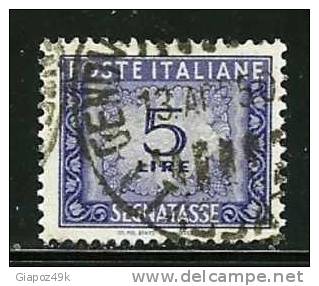 ● ITALIA 1947 / 54 - SEGNATASSE - N. 101 Usati - Fil. SA - Cat. ? €  - Lotto N. 5886 - Taxe