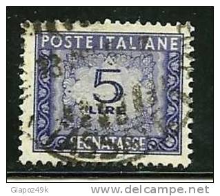 ● ITALIA 1947 / 54 - SEGNATASSE - N. 101 Usati - Fil. SA - Cat. ? €  - Lotto N. 5887 - Taxe