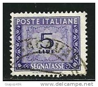 ● ITALIA 1947 / 54 - SEGNATASSE - N. 101 Usati - Fil. SB - Cat. ? €  - Lotto N. 5888 - Portomarken