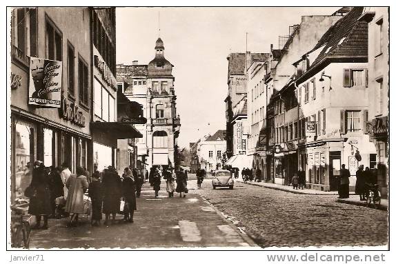 Landau. La Marktstrasse - Landau