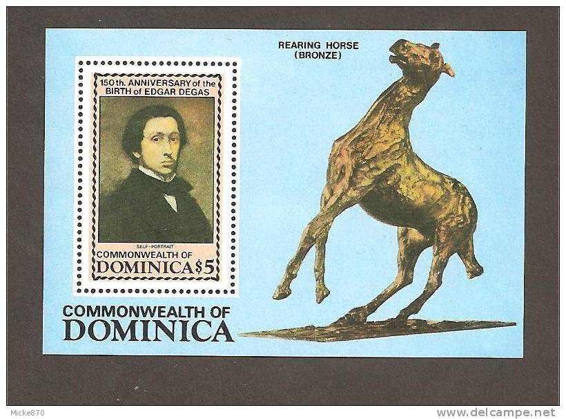 Dominique Bloc N°92 Neuf** Degas - Dominica (1978-...)