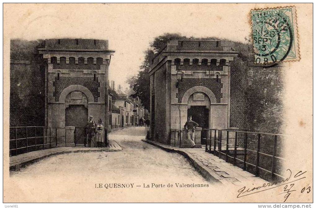 LE QUESNOY : (59) La Porte De Valenciennes - Le Quesnoy