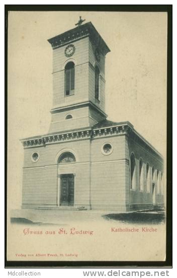 68 SAINT LOUIS / Katholische Kirche / FELDPOSTKARTE - Saint Louis