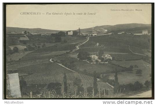 69 CHIROUBLES / Vue Générale Depuis La Route De Lancié / - Chiroubles