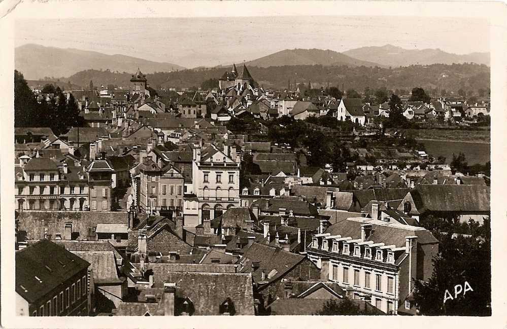 64 - Oloron-Ste-Marie - Vue Générale Du Quartier Ste-Marie - Carte-photo "APA" - POUX N+°13 (circulé - Oloron Sainte Marie