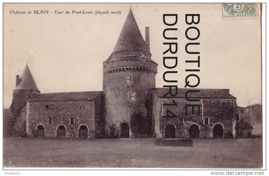 Château De BLAIN ( Loire-Atlantique)  Tour Du Pont-Levis ( Façade Nord) - Blain