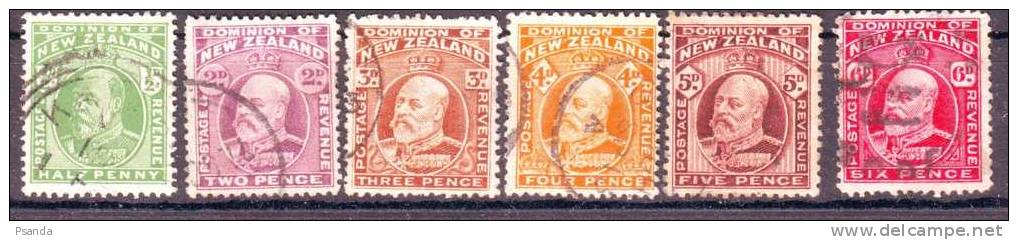 New Zealand 1909  A41lot - Used Stamps