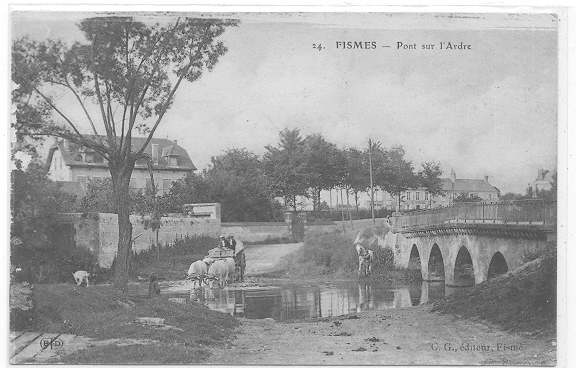 51 // FISMES - Pont Sur L'Ardre  24  ** - Fismes