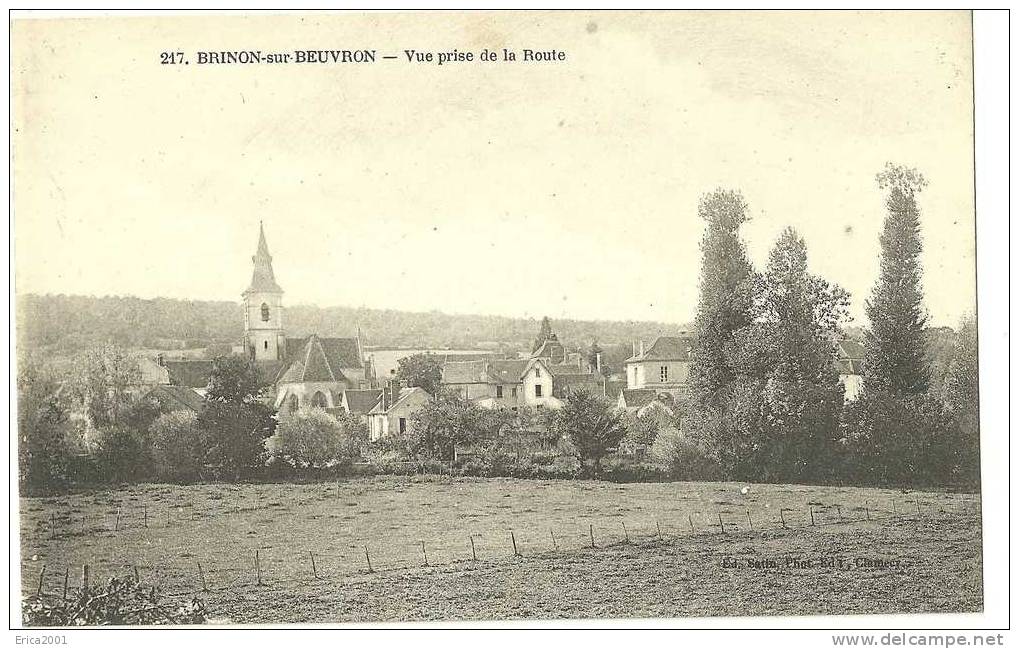 Brinon Sur Beuvron. Vue Prise De La Route - Brinon Sur Beuvron