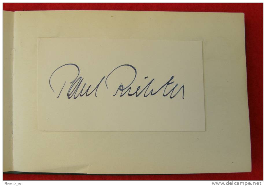 Collection Of 56 Autographs - Original , Actors And Singers From 1960-th - Autographes