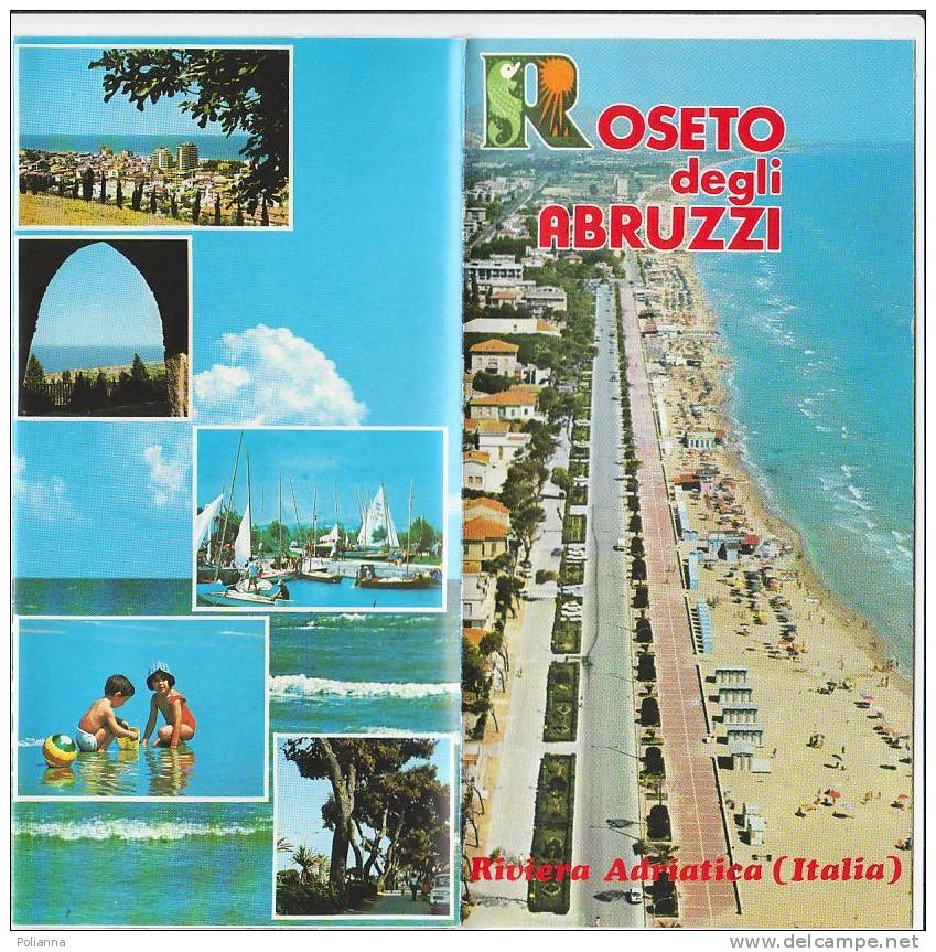 B0057 Brochure Pubblicitaria ROSETO Degli ABRUZZI Soc. Trimboli 1979 - Tourisme, Voyages